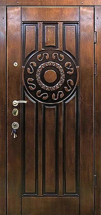 Входная дверь Kiparis-6 (МДФ Винорит / МДФ Филенчатый) - внешняя сторона