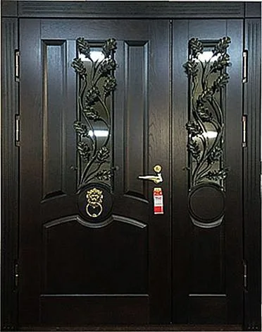 Входная дверь Massive-55 (Массив дерева) - внешняя сторона